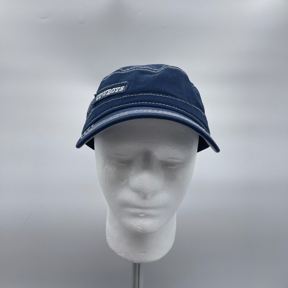 New Era Womens NFL Dallas Cowboys Football Cap OSFM Navy Blue Cadet Military Hat